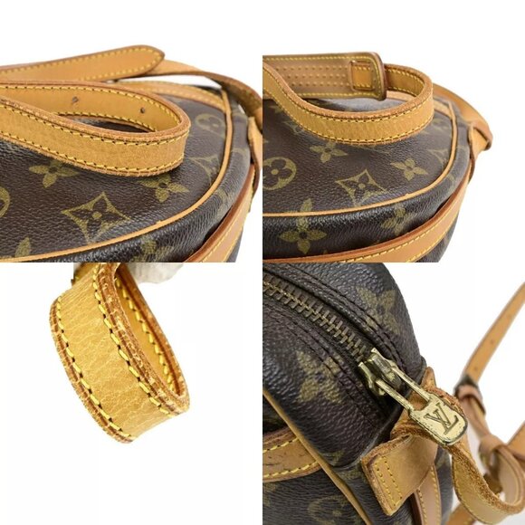 Auth LOUIS VUITTON Jeune Fille MM Shoulder Bag Monogram Leather Brown - Picture 15 of 16